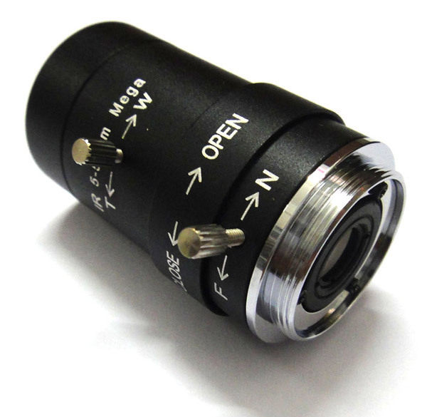 1/3" CS 5-50mm CCTV Lens IR F1.6 Aperture Focal Manual Iris for IP Box Camera